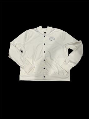 Nike Off-White Snap-Front Bomber Jacket unisex